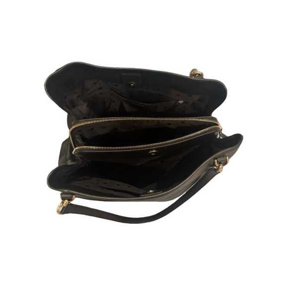 KATE SPADE Black Pebbled Tote ONLY NO EXTRAS - Picture 4 of 6